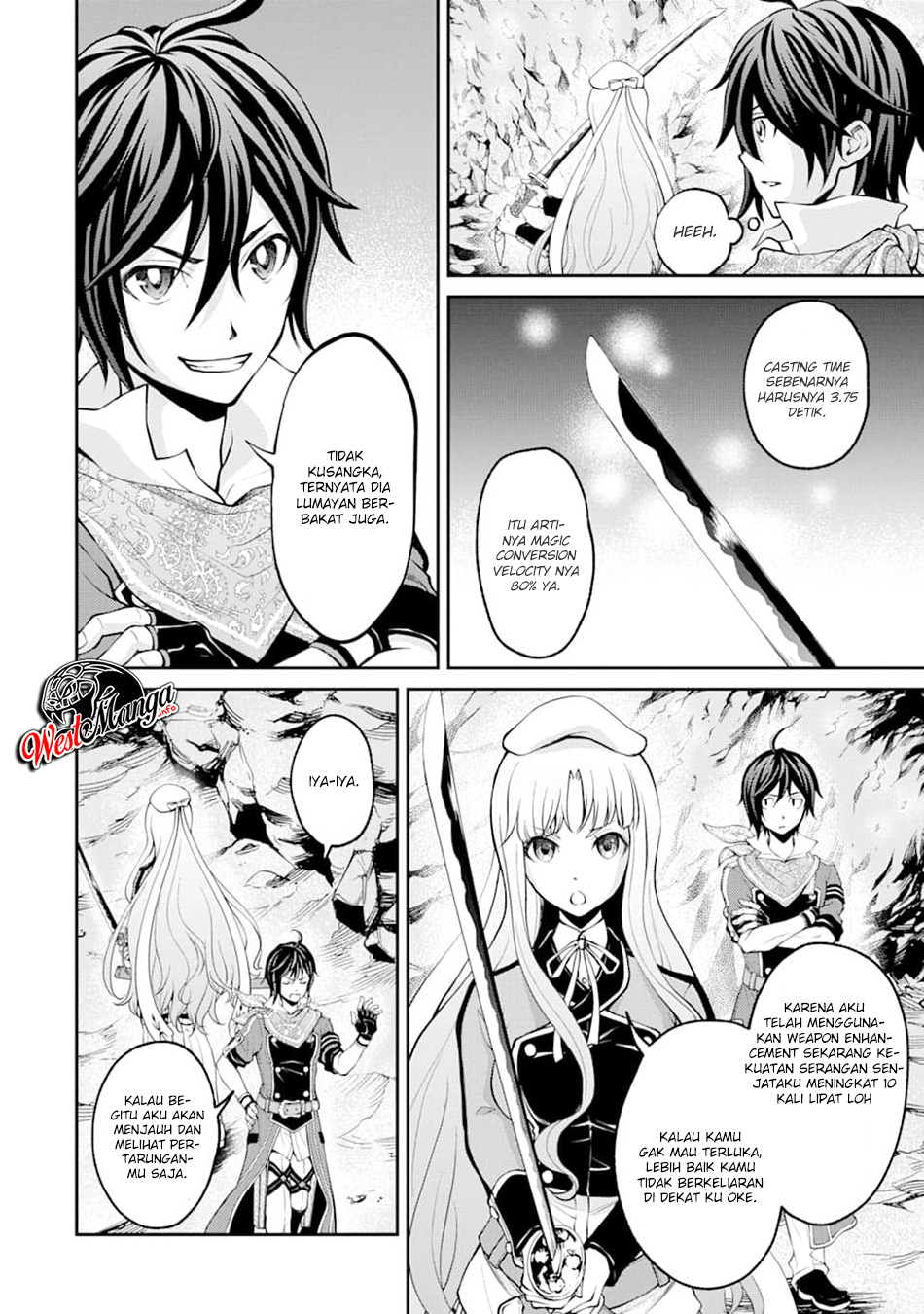 Saisoku Musou No B-kyuu Mahou Tsukai Chapter 06.1 Bahasa Indonesia